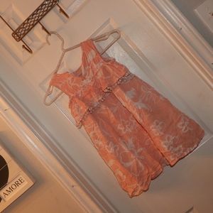 Girls 4t jessica Simpson Spring peach color dress
